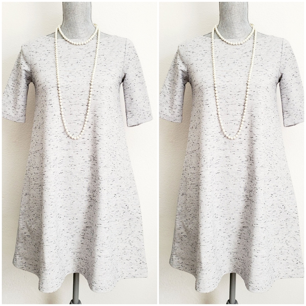 🖤Gap Women Grey Trapeze T-Shirt Dress Size XS EUC
